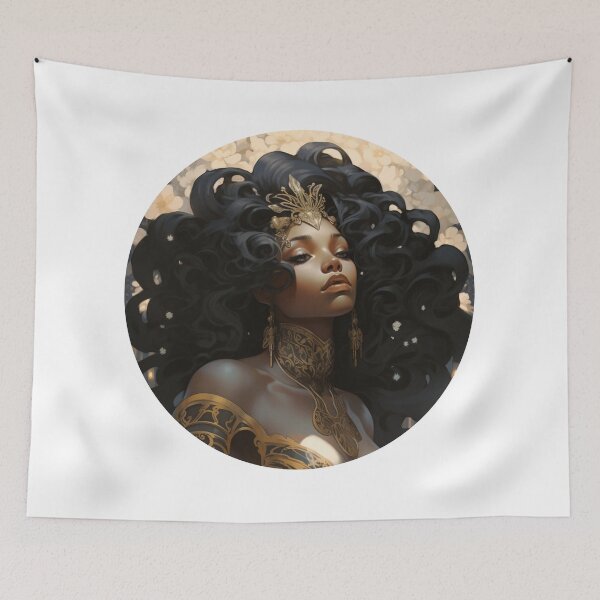 Item preview, Afro Art Nouveau designed and sold by MendaciousMina.
