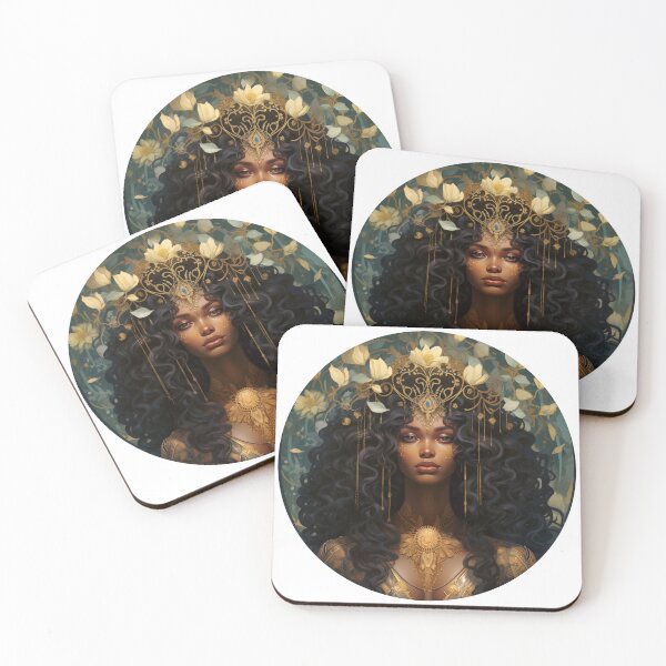 Item preview, Afro Art Nouveau designed and sold by MendaciousMina.