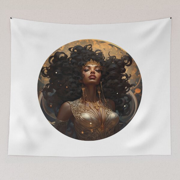 Item preview, Afro Art Nouveau designed and sold by MendaciousMina.