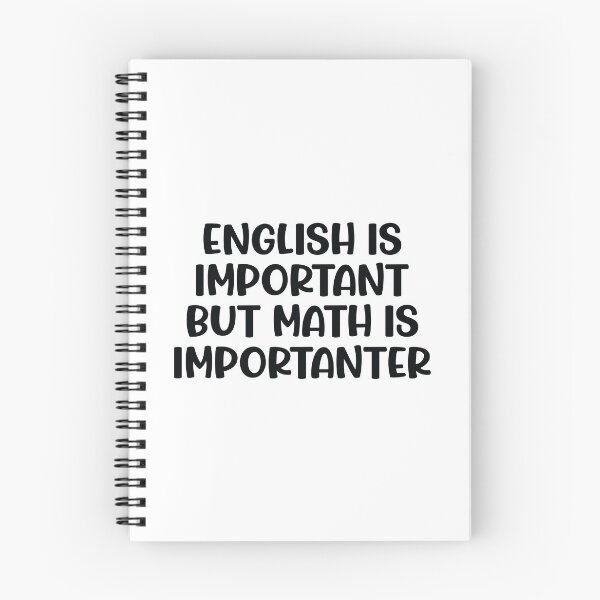 Item preview, English is important but math is importanter designed and sold by ScienceCorner.