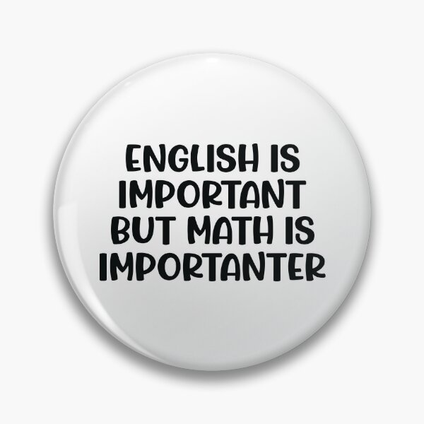 Item preview, English is important but math is importanter designed and sold by ScienceCorner.