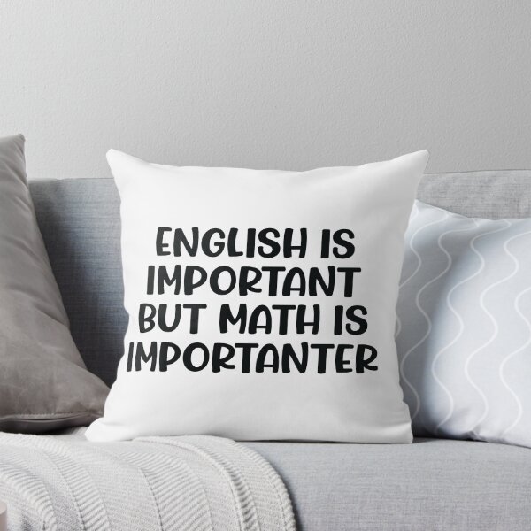 Item preview, English is important but math is importanter designed and sold by ScienceCorner.
