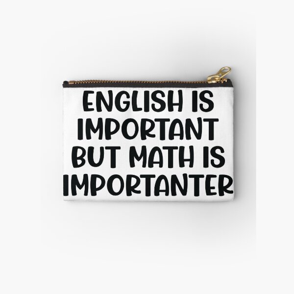 Item preview, English is important but math is importanter designed and sold by ScienceCorner.