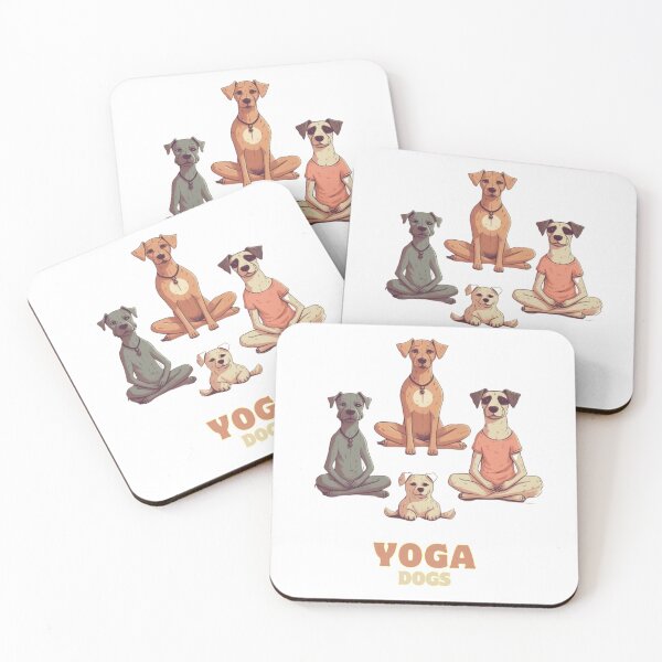 Item preview, Yoga Dogs, t-shirt unisex yoga themed designed and sold by Artonello.