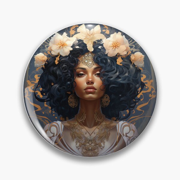 Item preview, Afro Art Nouveau designed and sold by MendaciousMina.