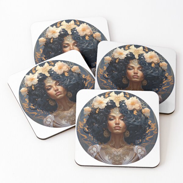 Item preview, Afro Art Nouveau designed and sold by MendaciousMina.