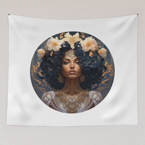 Item preview, Afro Art Nouveau designed and sold by MendaciousMina.