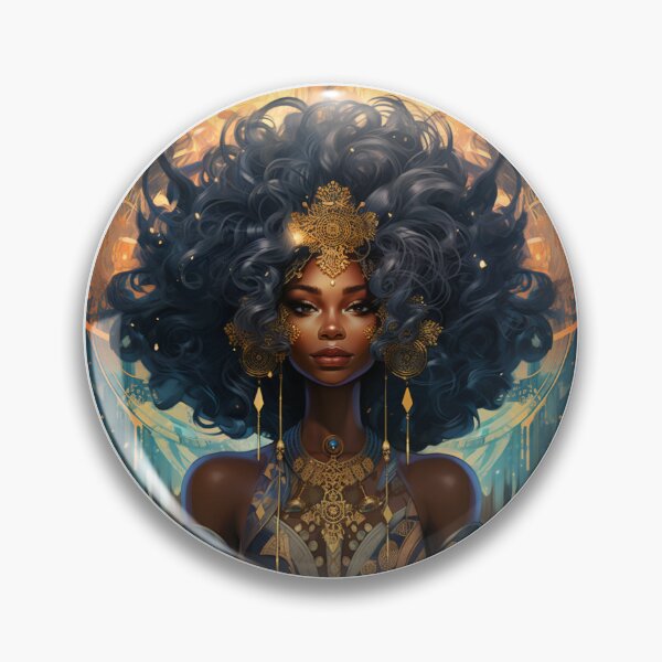 Item preview, Afro Art Nouveau designed and sold by MendaciousMina.