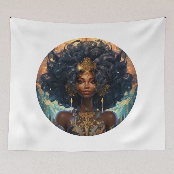 Item preview, Afro Art Nouveau designed and sold by MendaciousMina.