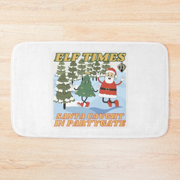 Item preview, Santa caught in partygate, Santa Claus with too much Christmas party spirit designed and sold by BigfeetLittlepaws.