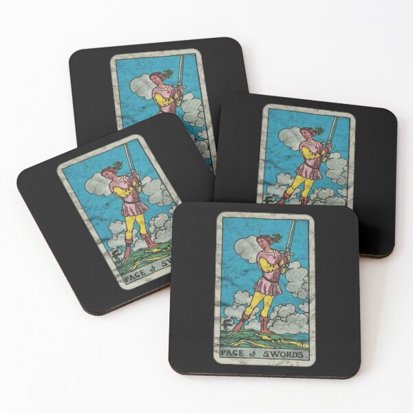 Item preview, Tarot Card - Page of Swords (distressed design) designed and sold by siggyspatsky.