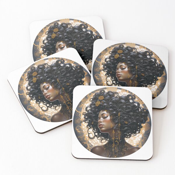 Item preview, Afro Art Nouveau designed and sold by MendaciousMina.
