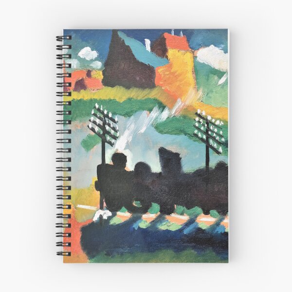 Artikelvorschau, Wassily Kandinsky, Eisenbahn bei Murnau entworfen und verkauft von SEEMUELLER.
