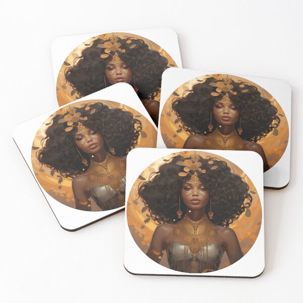 Item preview, Afro Art Nouveau designed and sold by MendaciousMina.