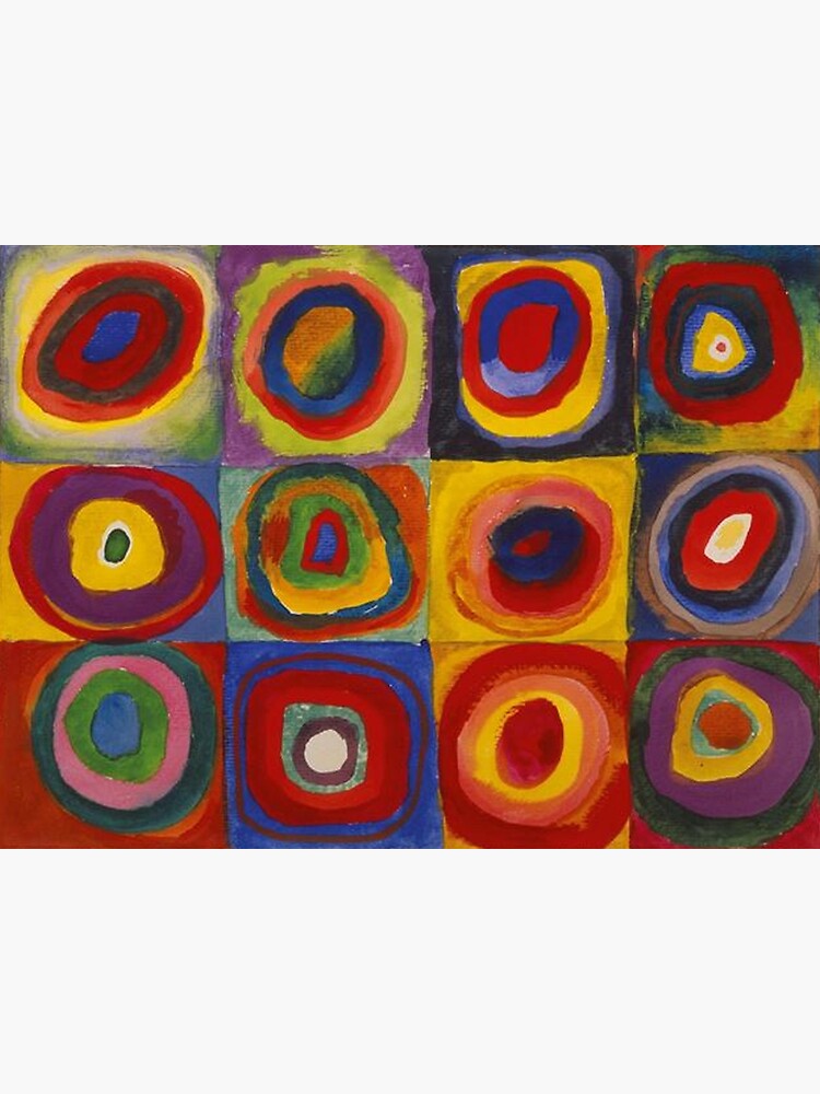 Wassily Kandinsky, Colour Study, Squares with Concentric Circles. by TOMSREDBUBBLE