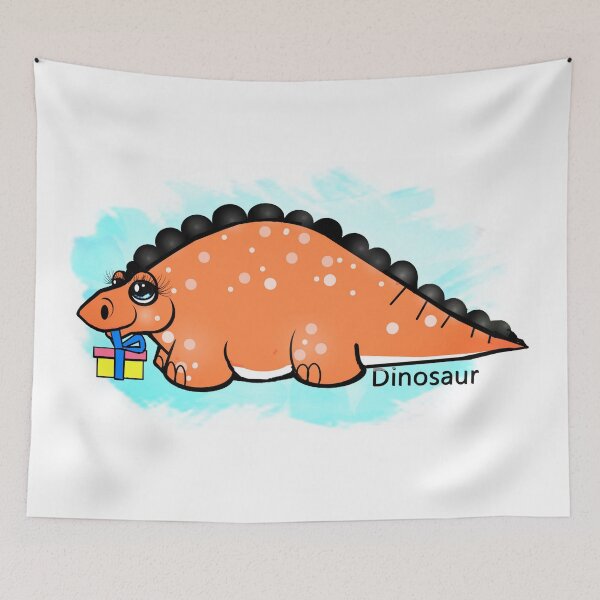 Item preview, Season's greetings - Happy Dinosaur  designed and sold by Shirley cute art .