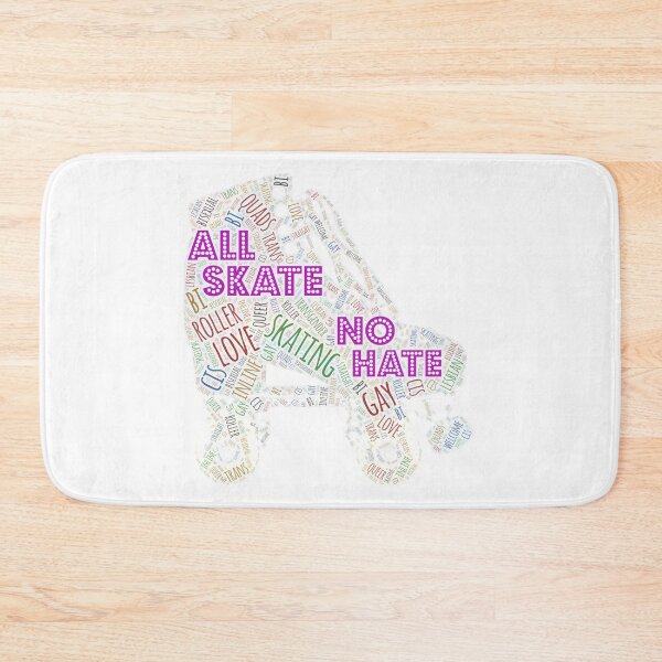 Item preview, All Skate LGBTQ Skating for Lighter Backgrounds designed and sold by WordsYouLove.