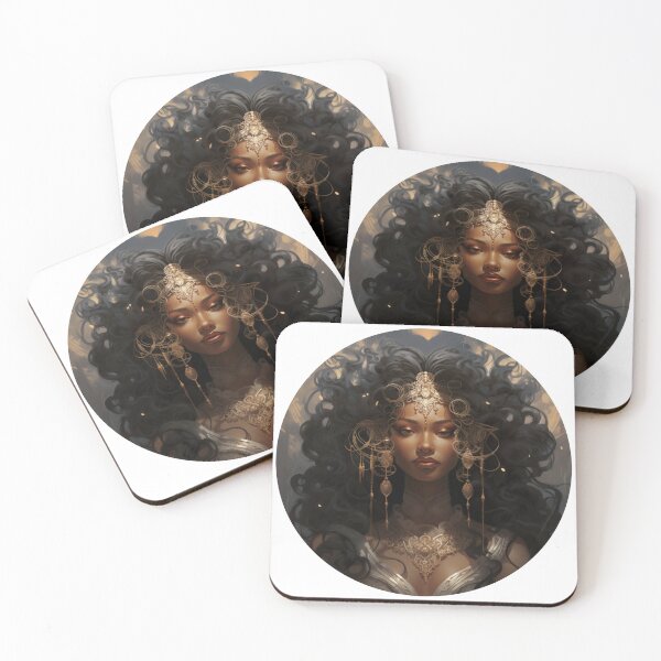 Item preview, Afro Art Nouveau designed and sold by MendaciousMina.