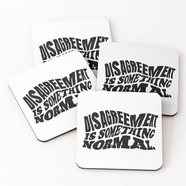 Item preview, Disagreement is something normal in black colours text. Design for all products.  designed and sold by Truth Pixel.