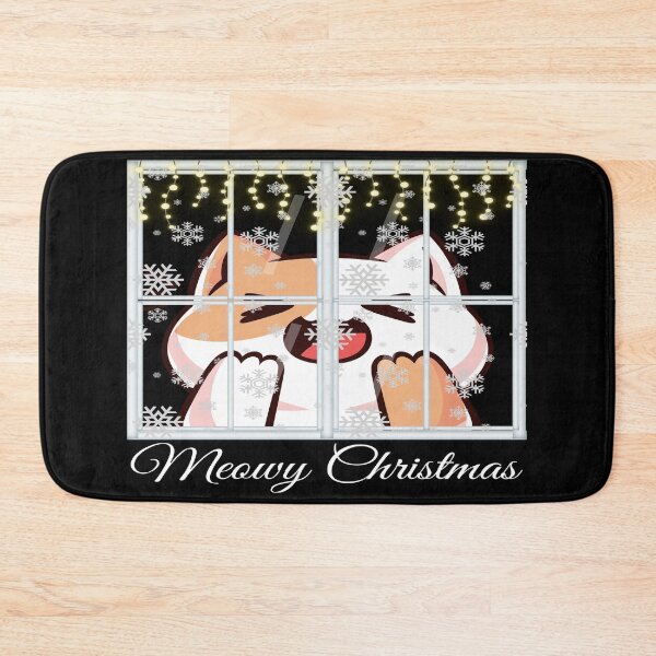 Item preview, A cat looking at the snow through the window designed and sold by The-Blue-Feline.