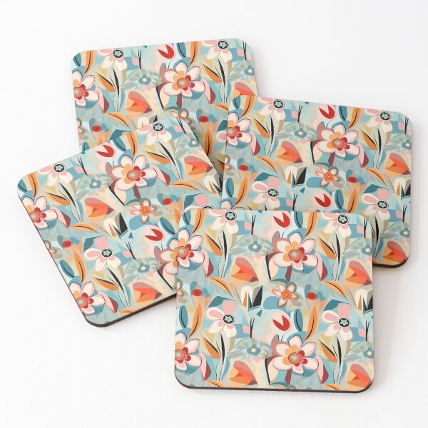 Item preview, modern fun floral #5 designed and sold by darkartsflowers.