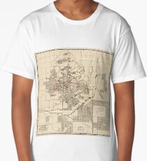 Vintage Map of Butte Montana (1909) Long T-Shirt