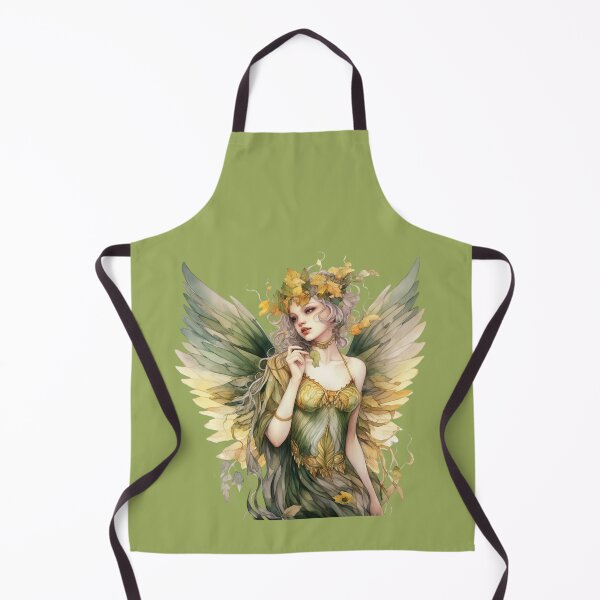 Item preview, Fairy With A Crown Of Leaves designed and sold by FlutterbyFairy.