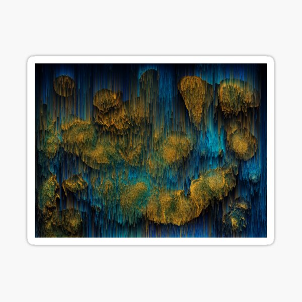Item preview, Molten - Abstract Pixel Art designed and sold by Jennifer Walsh Design.