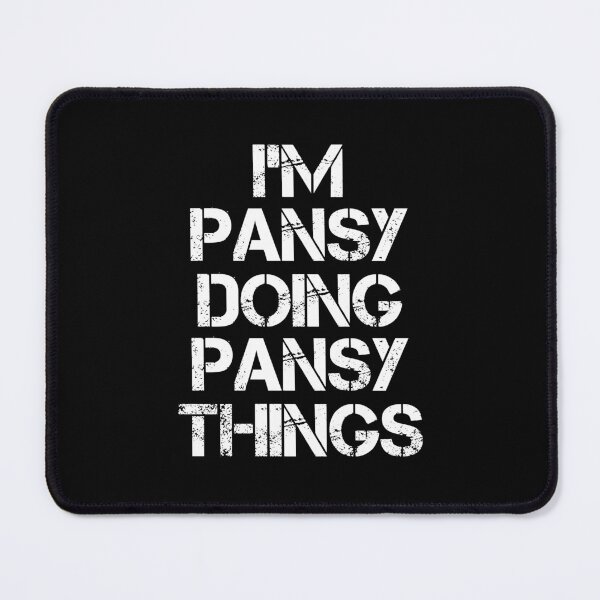 Item preview, Pansy Name - Pansy Doing Pansy Things designed and sold by LindenAverhart3.