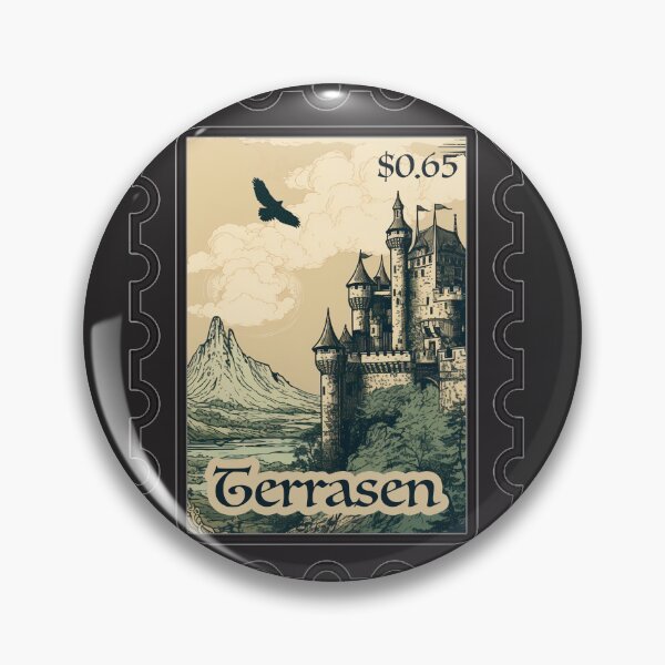 Item preview, Terrasen Vintage Wood Block Style Stamp designed and sold by Celticrose721.