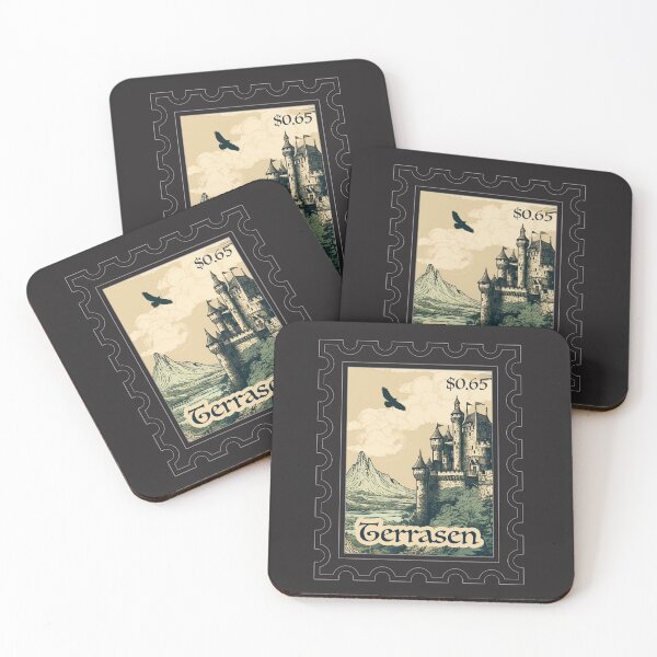 Item preview, Terrasen Vintage Wood Block Style Stamp designed and sold by Celticrose721.