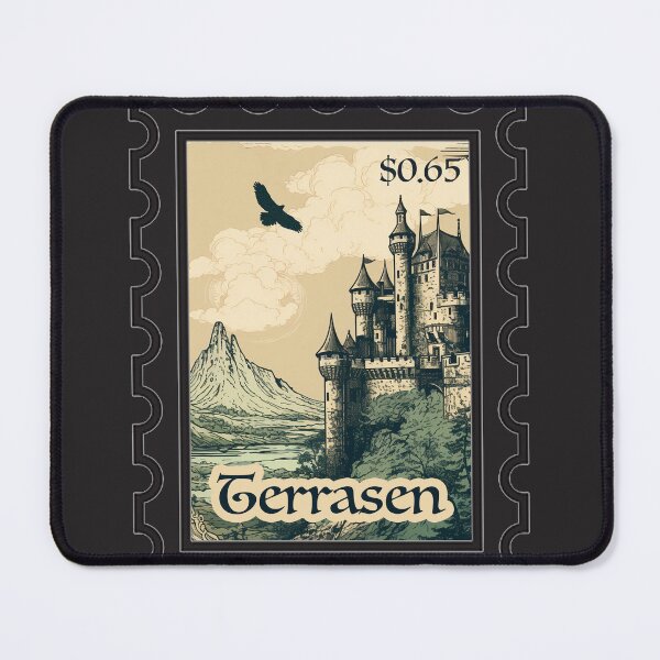 Item preview, Terrasen Vintage Wood Block Style Stamp designed and sold by Celticrose721.