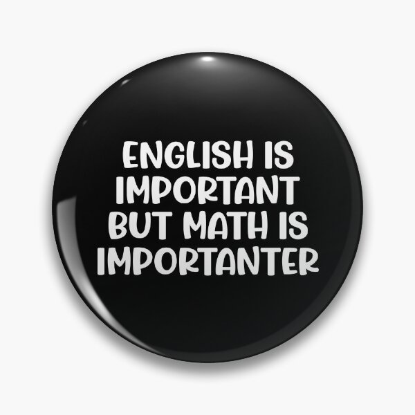 Item preview, English is important but math is importanter designed and sold by ScienceCorner.