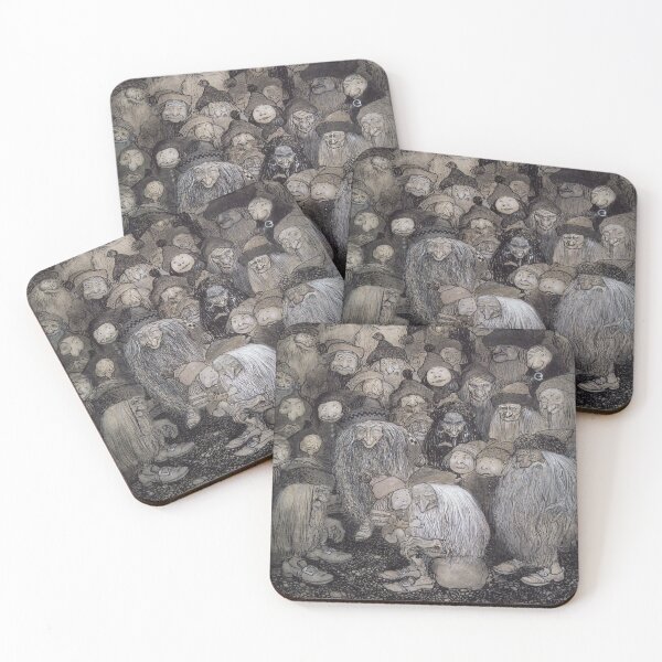 Item preview, The Trolls and the Youngest Tomte - John Bauer designed and sold by forgottenbeauty.