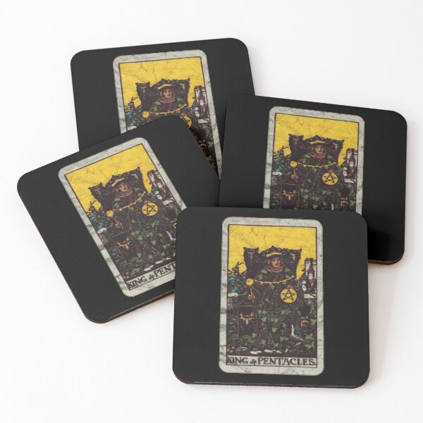 Item preview, Tarot Card - King Of Pentacles (distressed design) designed and sold by siggyspatsky.