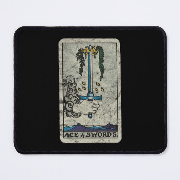 Item preview, Tarot Card - Ace of Swords (distressed design) designed and sold by siggyspatsky.