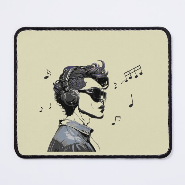 Item preview, A person listening to music with headphones designed and sold by NiRia Spot.