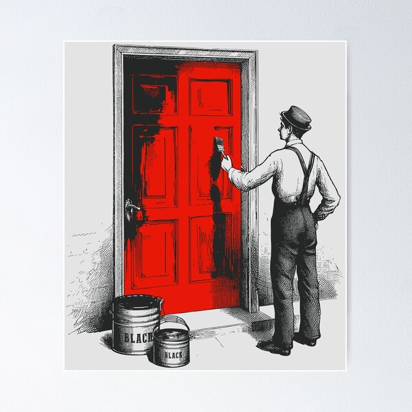 Paint It Black Posters for Sale | Redbubble