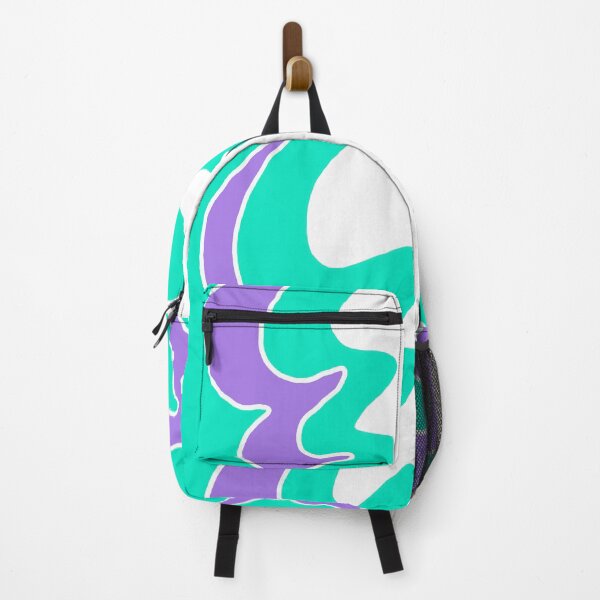 Item preview, Waves of Aqua, white and purple. designed and sold by SoshanaC.