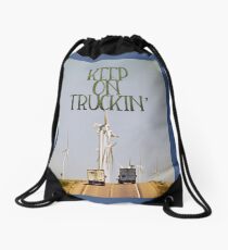 Keep on Truckin’ Drawstring Bag