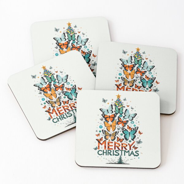 Item preview, Merry Christmas - Butterfly Christmas Tree designed and sold by Sketch-Shack.