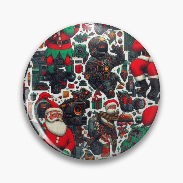 Item preview, Santa Tecno, futuristic, fresh, millennial designed and sold by MasAllaHI31.