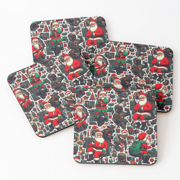 Item preview, Santa Tecno, futuristic, fresh, millennial designed and sold by MasAllaHI31.