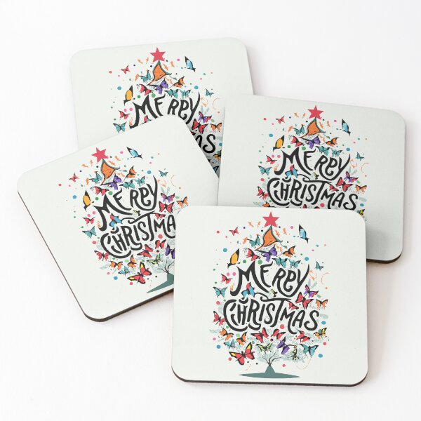 Item preview, Merry Christmas - Butterfly Christmas Tree designed and sold by Sketch-Shack.