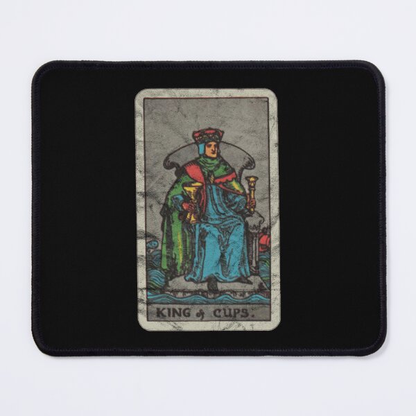Item preview, Tarot Card - King of Cups (distressed design) designed and sold by siggyspatsky.
