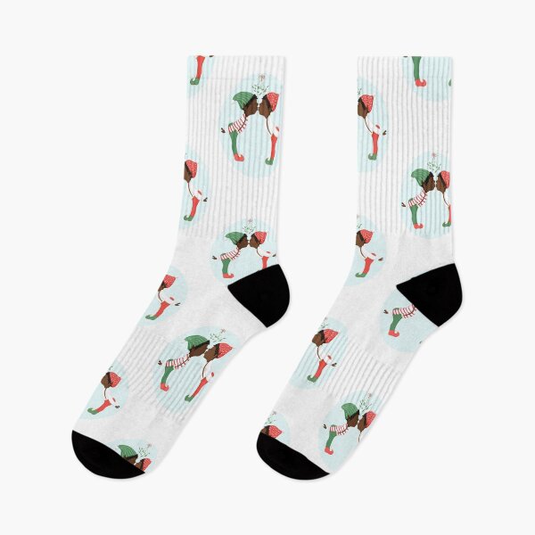 Item preview, Christmas Kisses (black mascs) designed and sold by NaughtyLister.