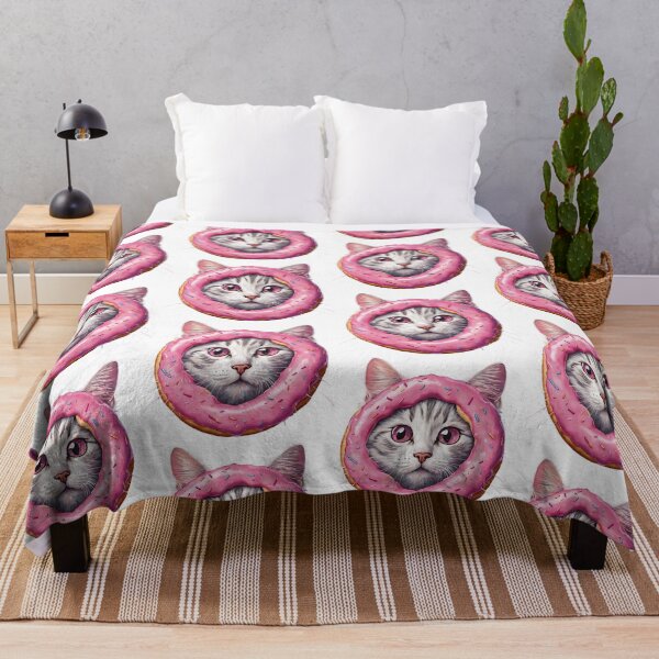 Item preview,  Funny Pink Donut Cat  designed and sold by silviaol.