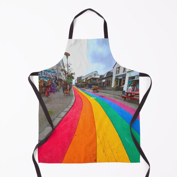 Item preview, Reykjavik Rainbow Road designed and sold by LeylaNovini.