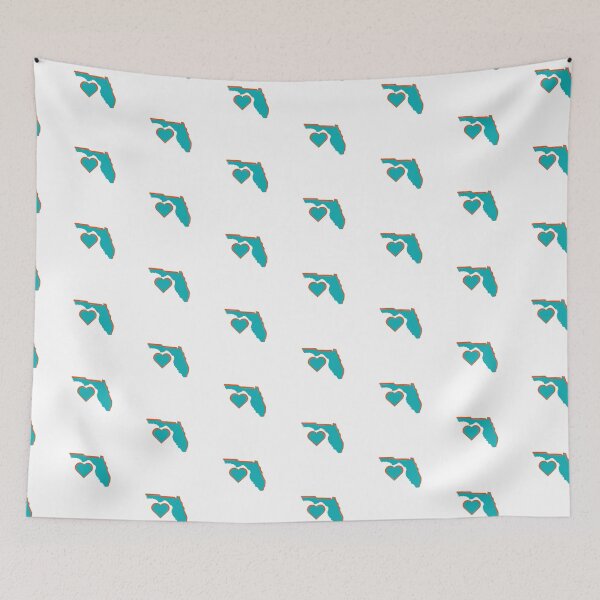 Item preview, Florida Heart Design, Green And Orange. designed and sold by PNWEnergy.
