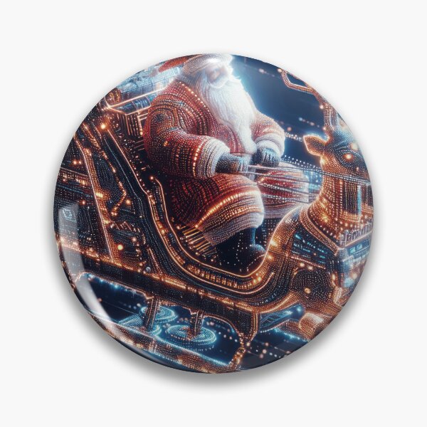 Item preview, Santa at full speed leaving a trail of magic!!! designed and sold by MasAllaHI31.